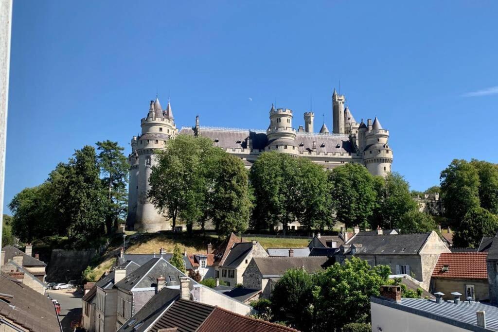 Appartement Vintage Avec Vue Sur Le Chateau Pierrefonds Bagian luar foto